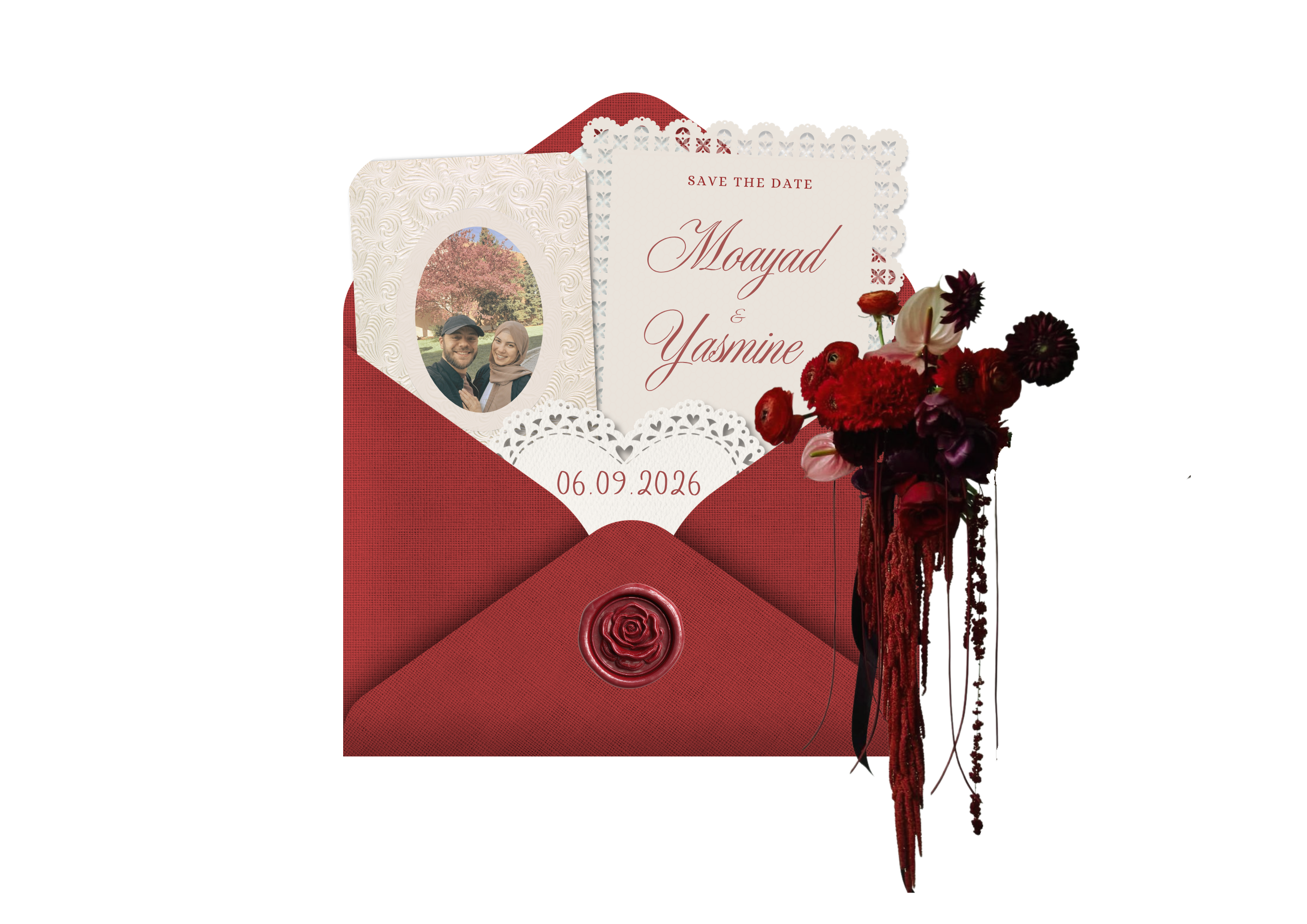 Opened invitation